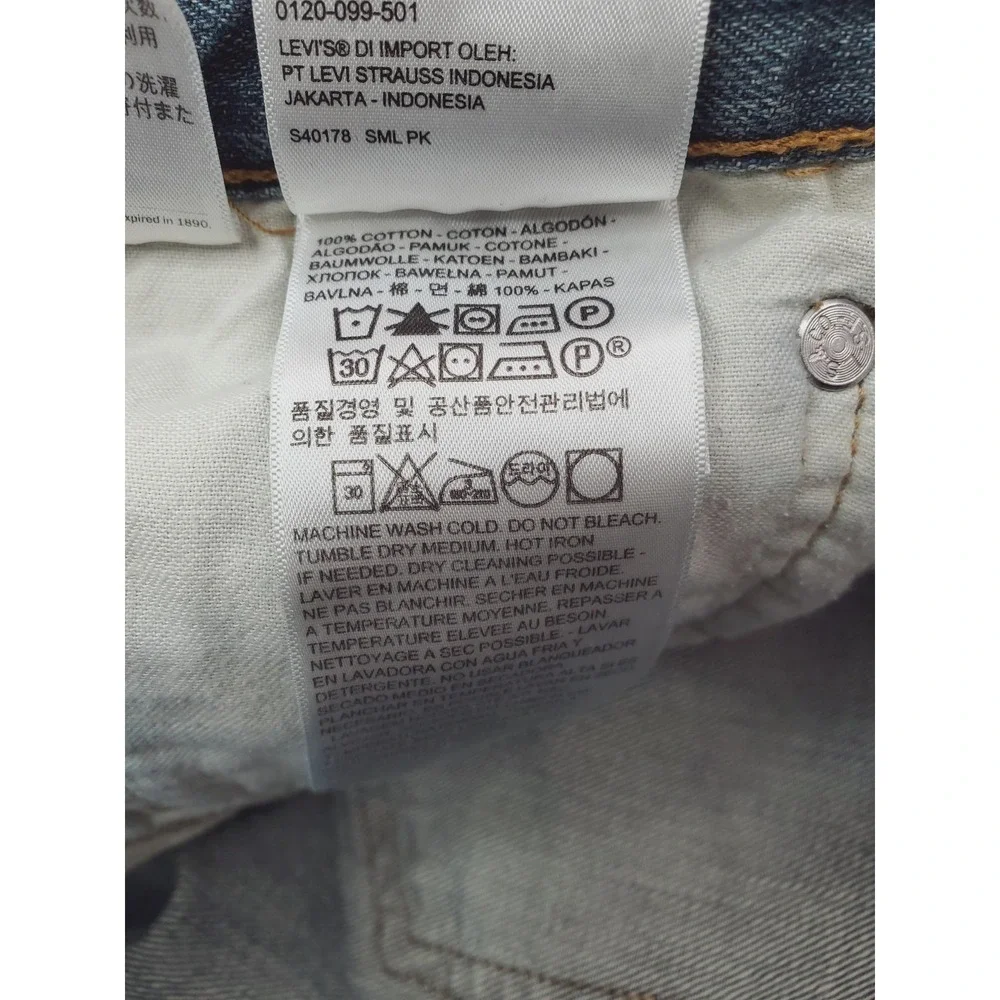 Levis 559 Jeans Mens 38x28 Blue Straight Leg Relaxed Fit Denim Medium Wash Pants
